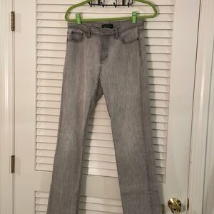 Lrl Lauren Jeans Co. Gray Washed Denim Jeans Classic Straight Size 6